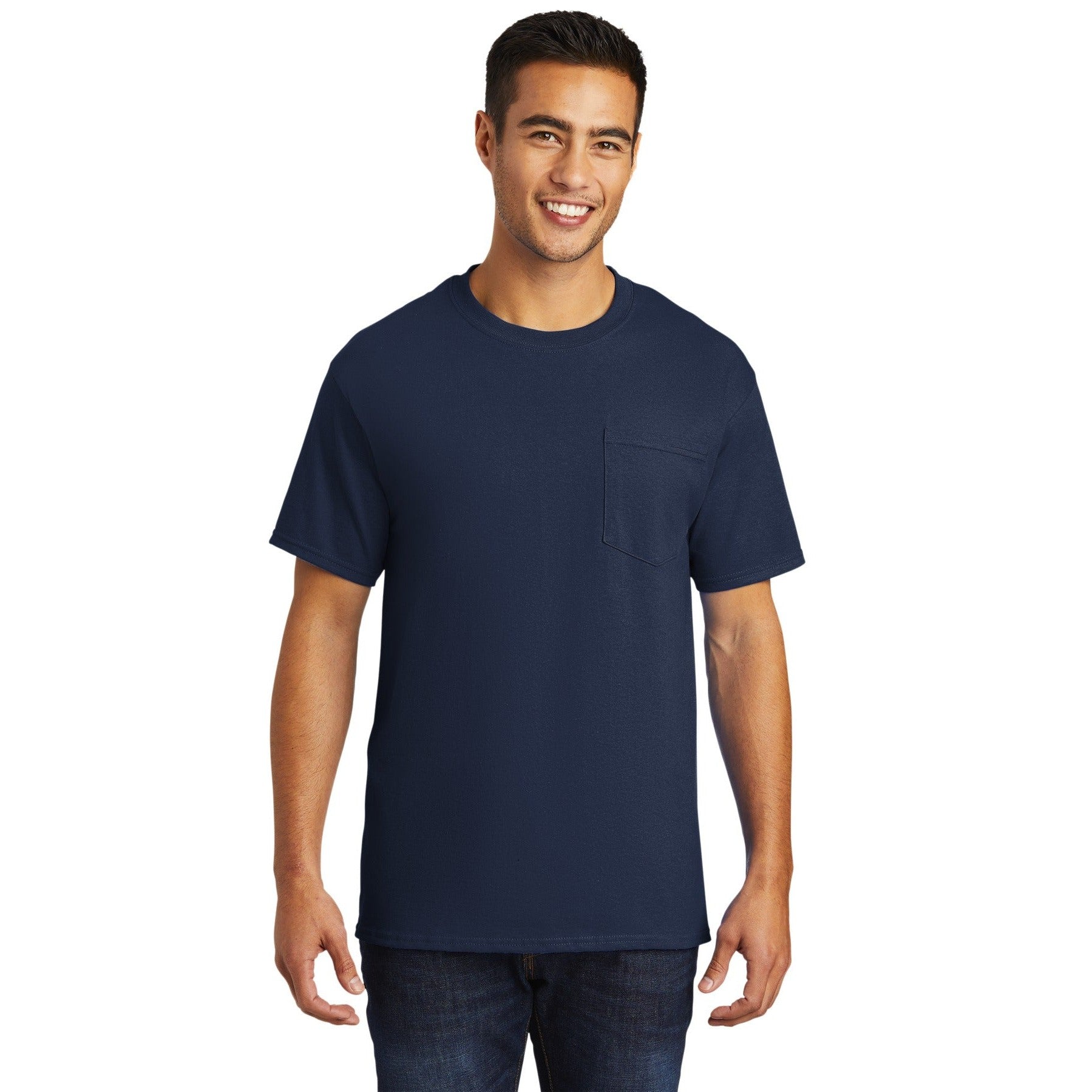 Port & Company-Port & Company® - Tall Essential Pocket Tee. PC61PT-MedTech-11